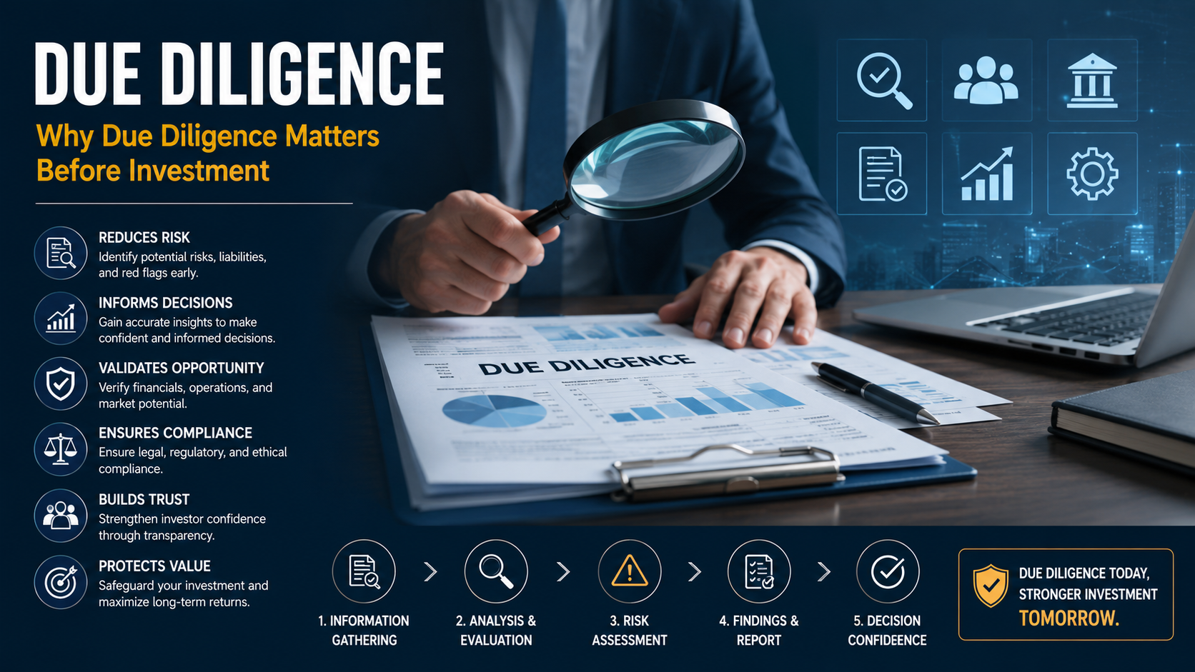 Due diligence before investment